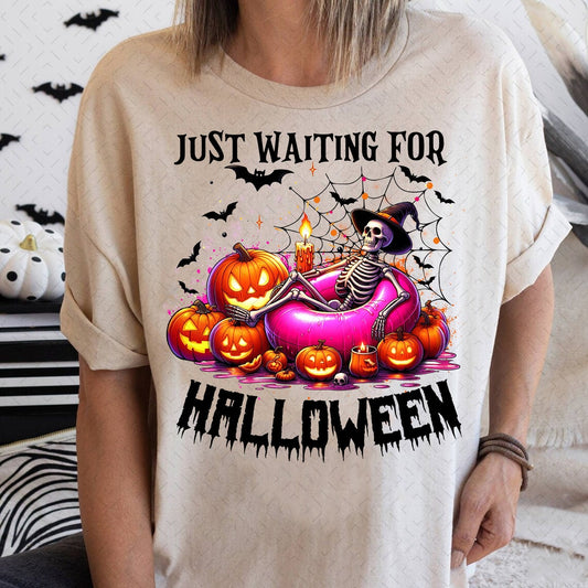 DTF Transfer – Just Waiting for Halloween