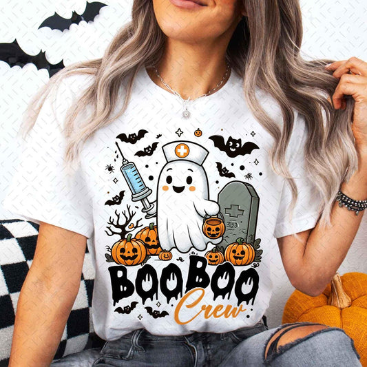 DTF Transfer – Boo Boo Crew File – Ghost Nurse