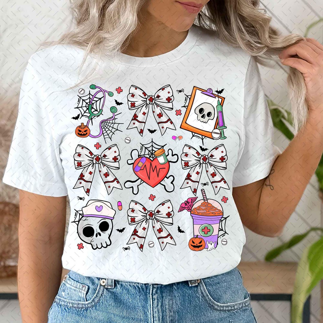 DTF Transfer – Spooky nurse – Boo Boo Crew