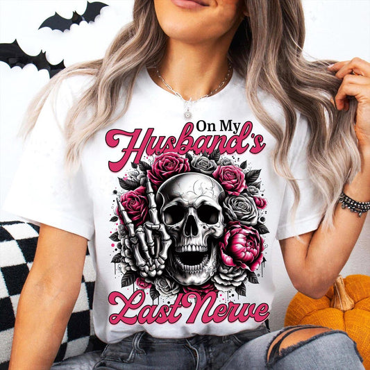 DTF Transfer – On My Husbands Last Nerve Sublimation