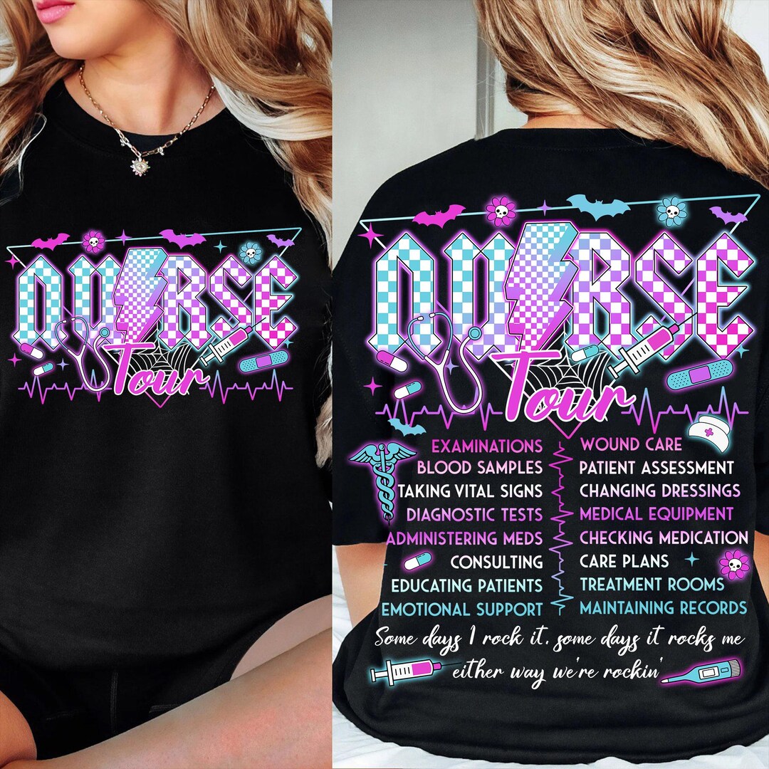 DTF Transfer – Nurse Tour – Halloween Nurse