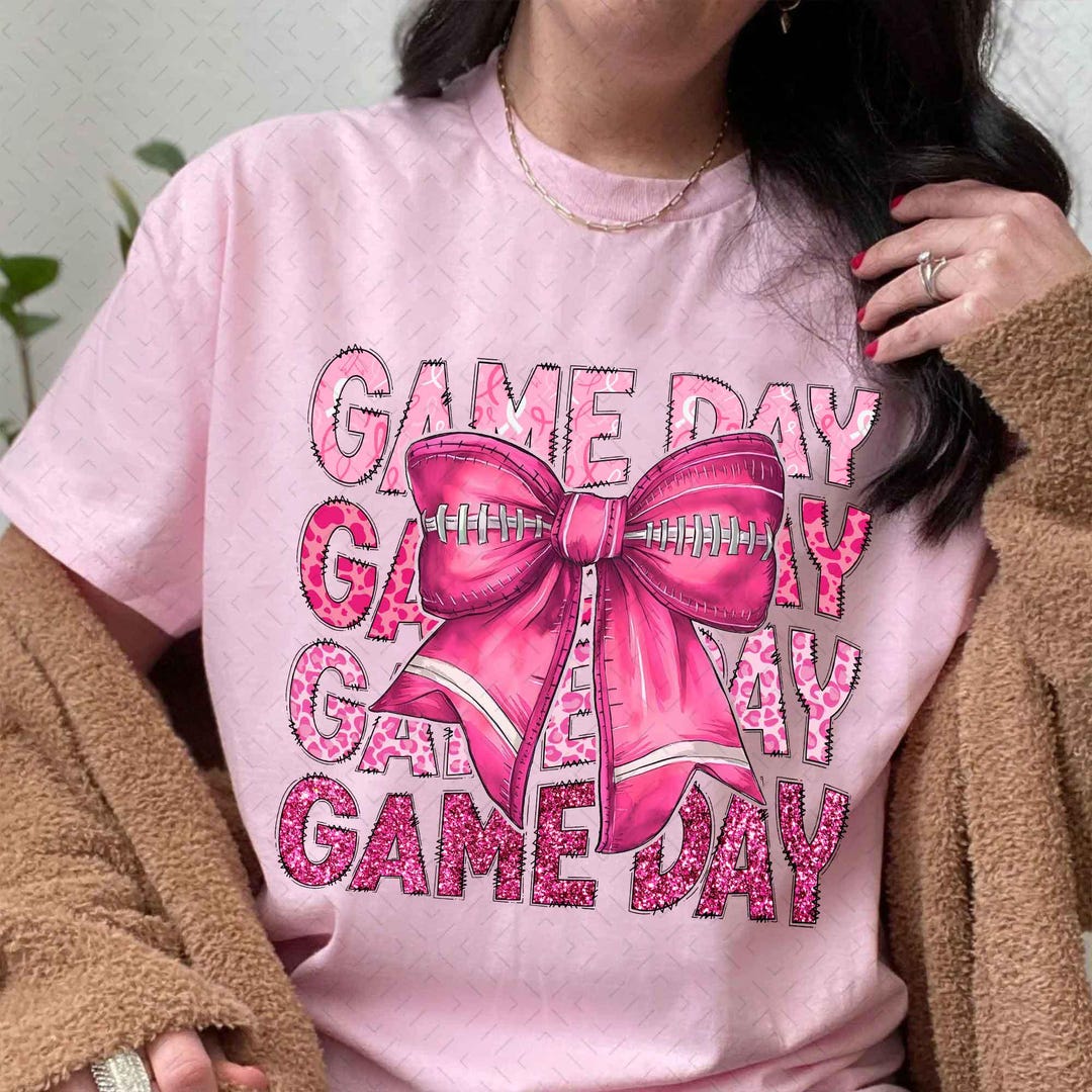 DTF Transfer – Game day – coquette football