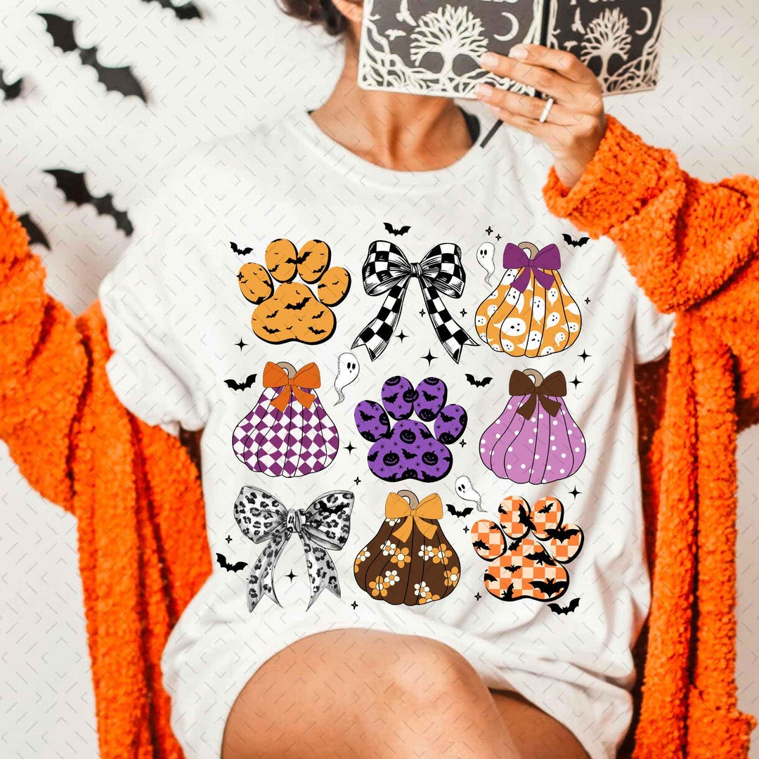 DTF Transfer – Dog Mom Halloween Coquette