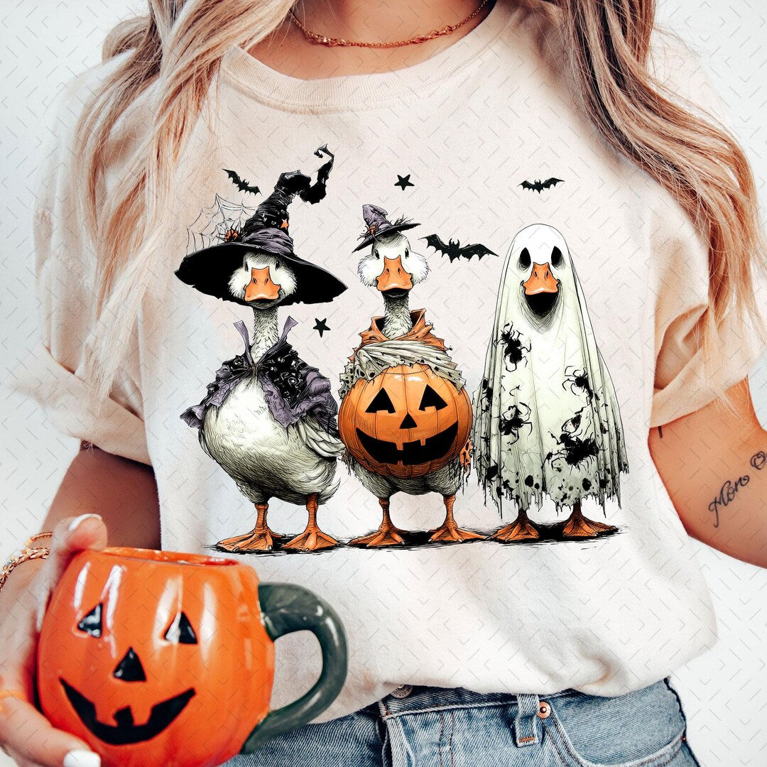 DTF Transfer – Goose Halloween – Halloween Girls