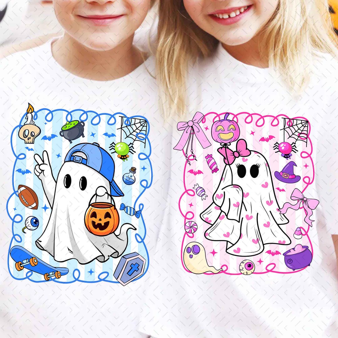 DTF Transfer – Personalized Halloween Kids Name