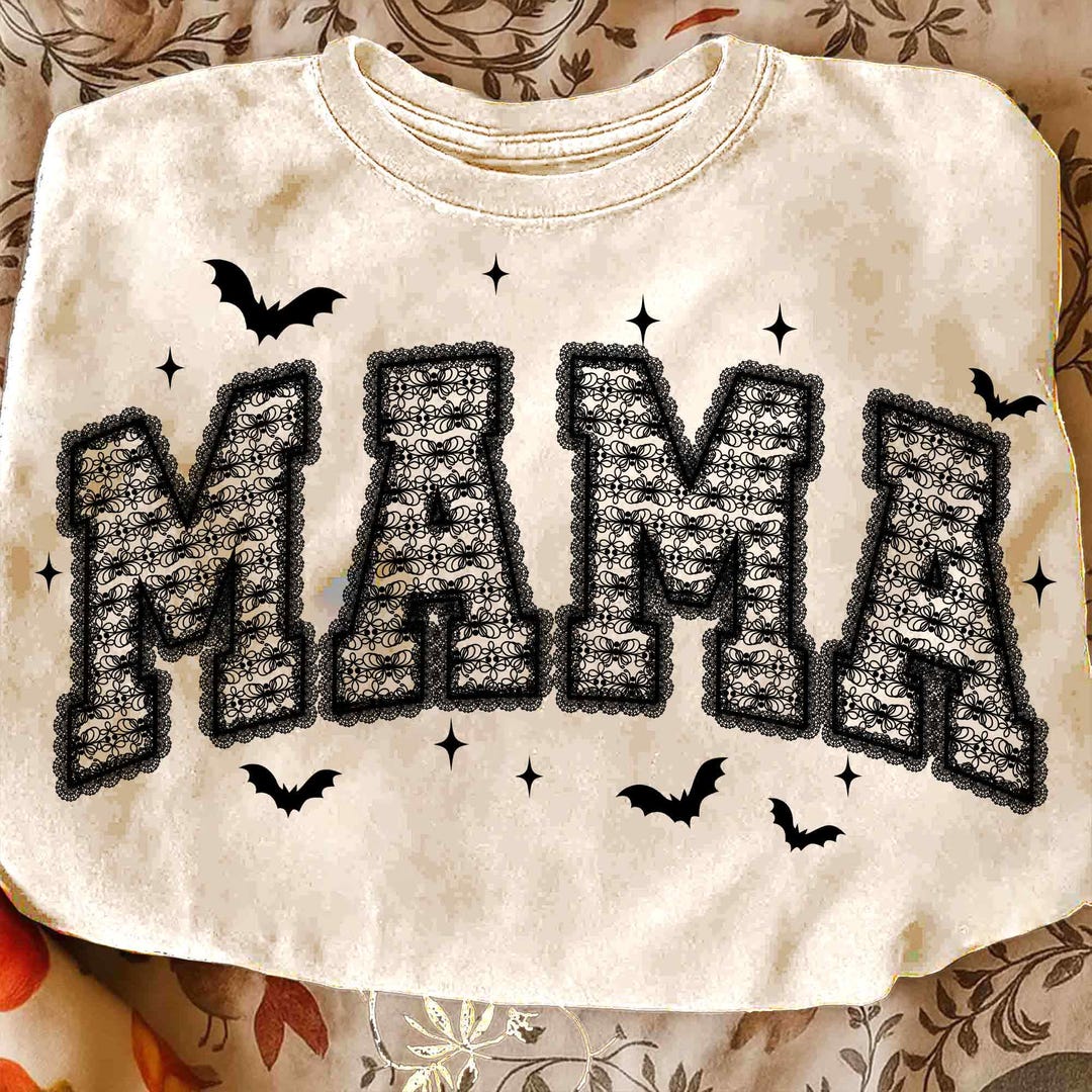 DTF Transfer – Spooky Mama – Retro Halloween