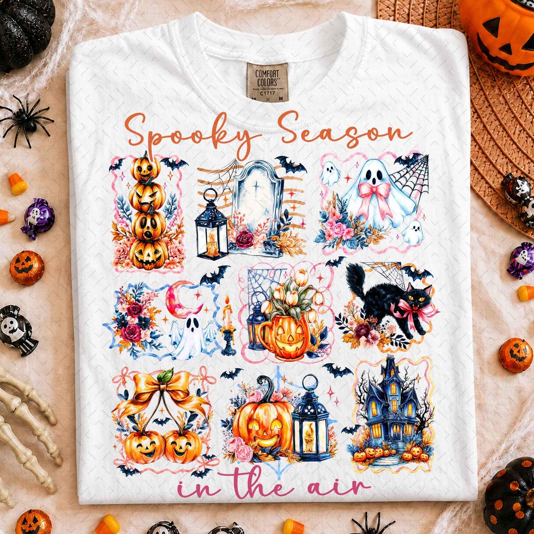 DTF Transfer – Funny Fall – Summerween Ghost Shirt Design