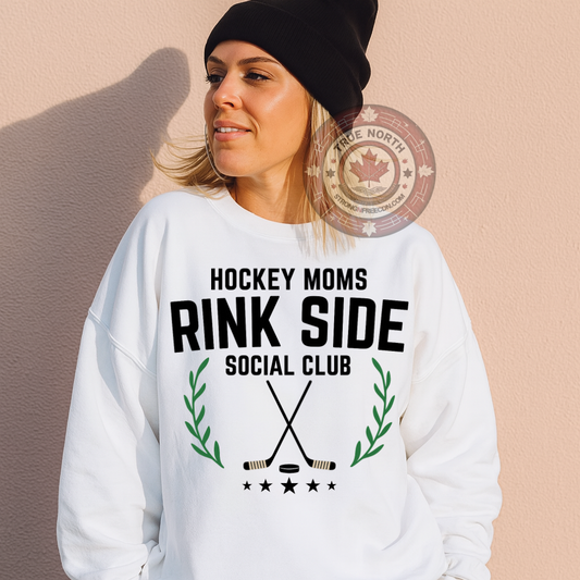 DTF Transfer – Hockey Moms Rink Side Social Club