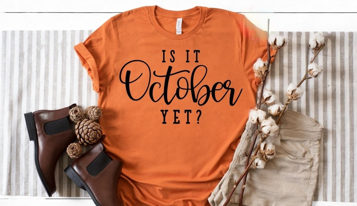 DTF Transfer Fall Theme Pumpkin Spice Everything Halloween