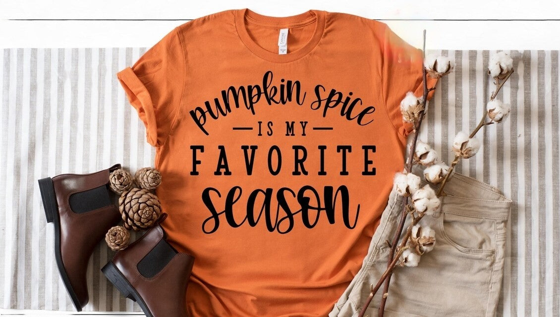 DTF Transfer Fall Theme Pumpkin Spice Everything Halloween