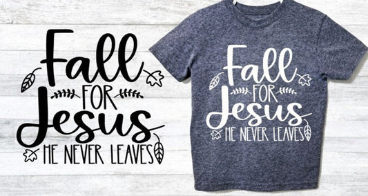 DTF Transfer Fall  Jesus