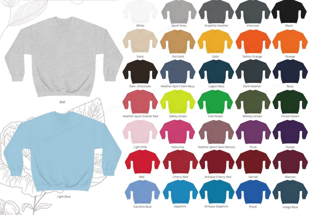 Custom Sweatshirt We Print Design Bulk Discount Over 6
