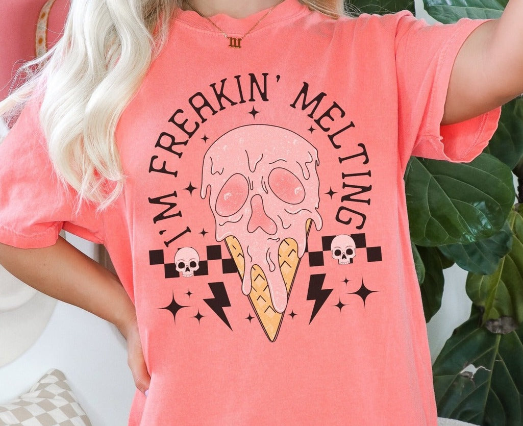 Summer Melting Freak T-Shirt Sweatshirt Lightweight and Fun for the Season