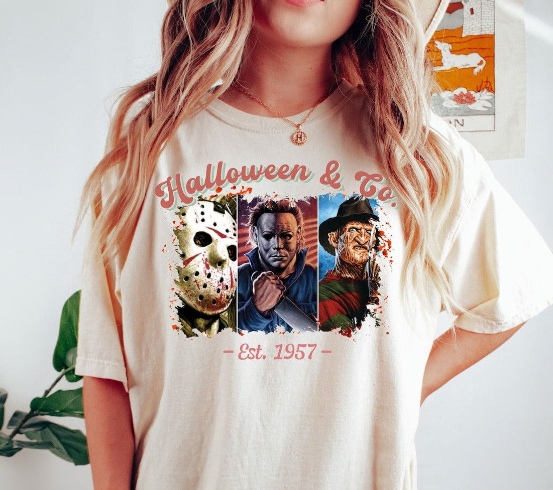 Sweatshirt Hoodie Or T-Shirt  Fall Halloween  And Company