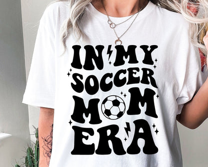 DTF Transfer Sports Soccer Mom Mama 2 Colors