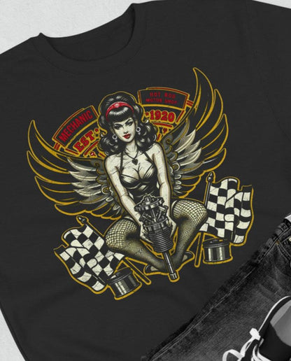 DTF Transfer Vintage Biker Style Design