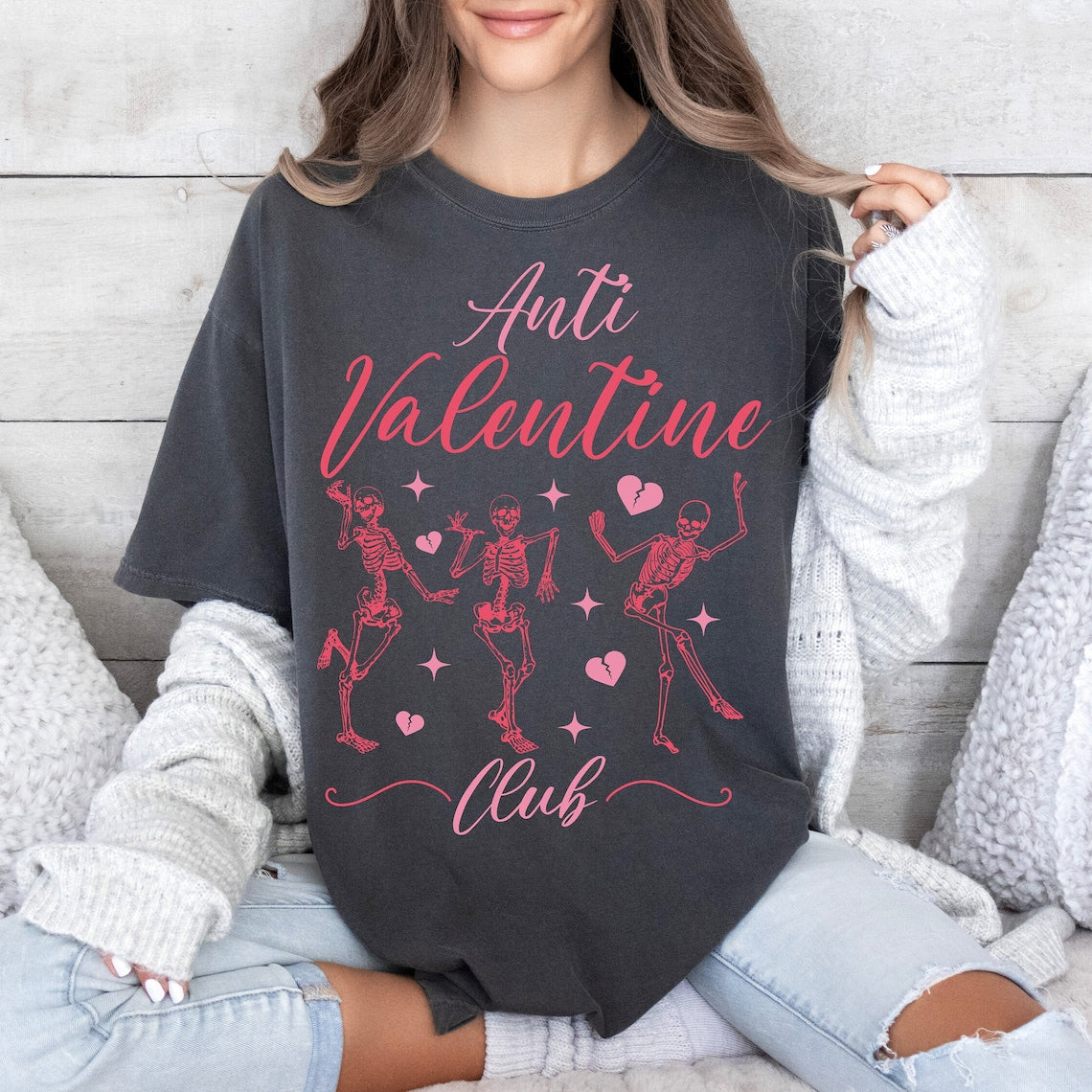 DTF Transfer Valentines Anti V Club