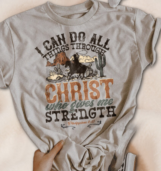 DTF Transfer Christian Western I can Do All Things
