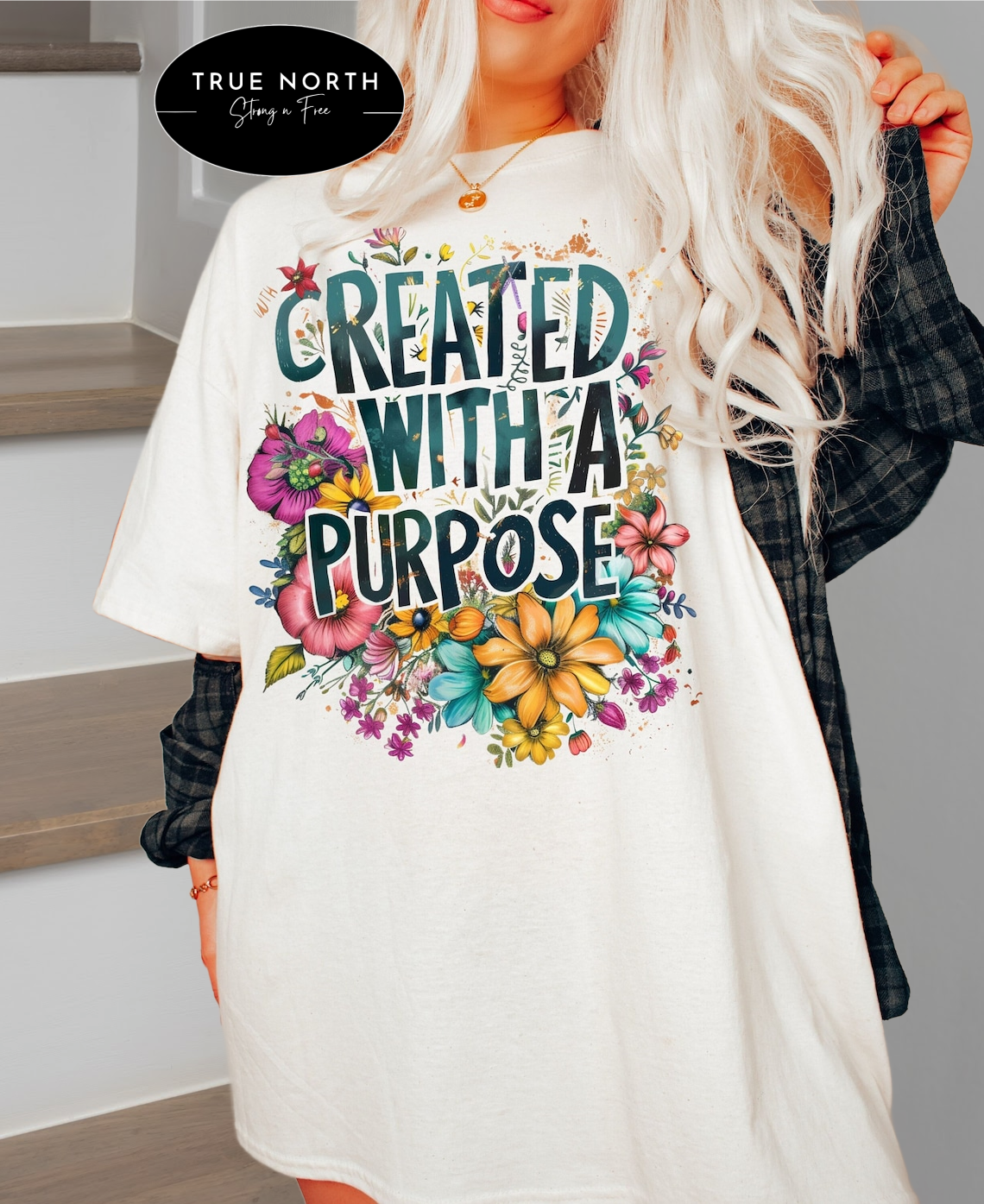 T-Shirt Or Sweatshirt Summer Floral Created W/ Purpose