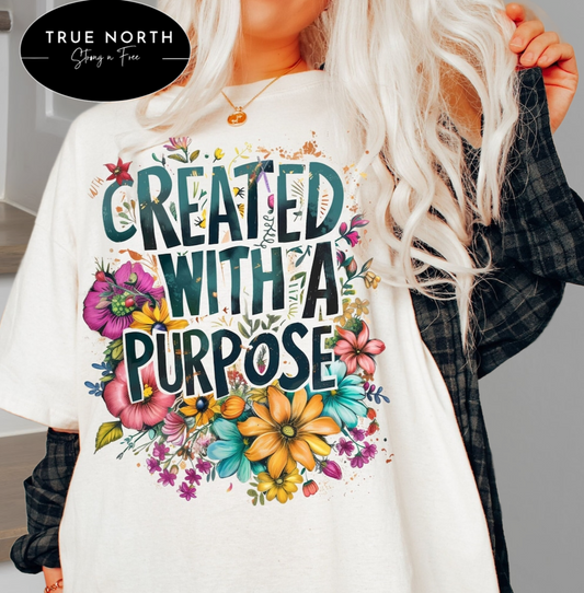 T-Shirt Or Sweatshirt Summer Floral Created W/ Purpose