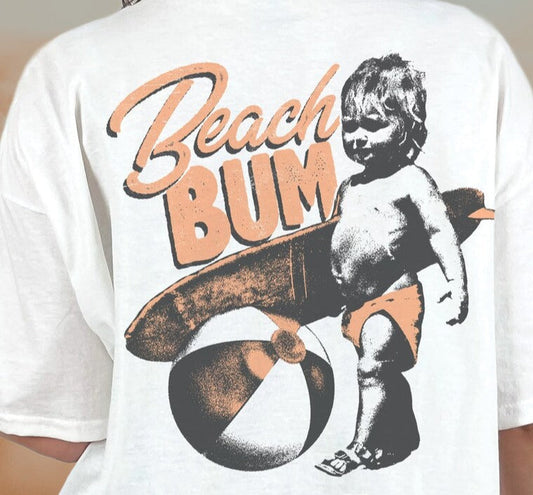 Summer Beach Bum T-ShirtSweatshirt - Perfect for Sunny Days