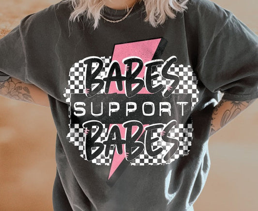 Supporting Babes T-Shirt or Sweatshirt for Mama Mom and Babes