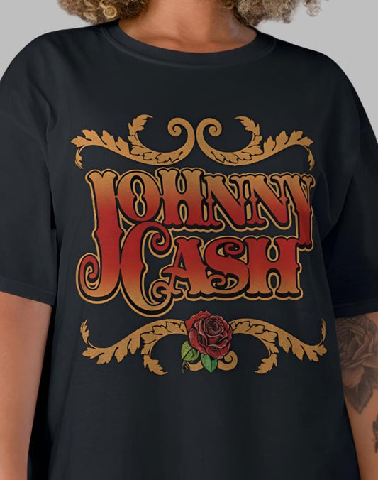 Sweatshirt Or T-Shirt Vintage J Cash The Man In Black