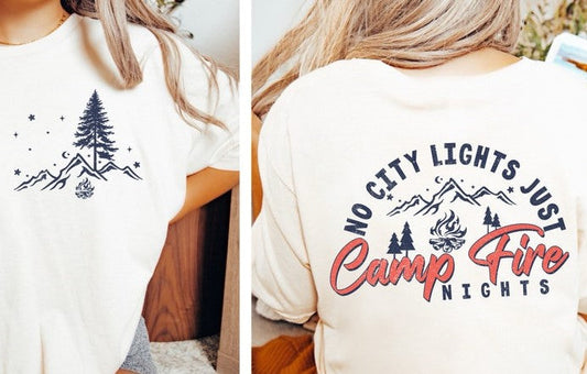 Summer Camping T-ShirtSweatshirt No City Lights  Perfect for Your Next Adventure
