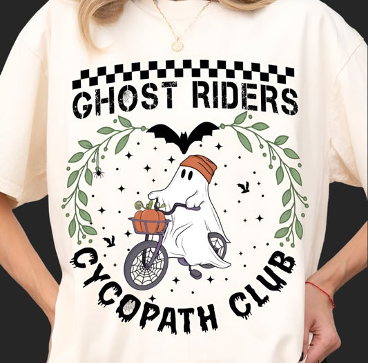 DTF Transfer Fall Halloween  Ghost Riders