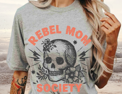 DTF Transfer Fall Halloween MaMA Rebel Mom