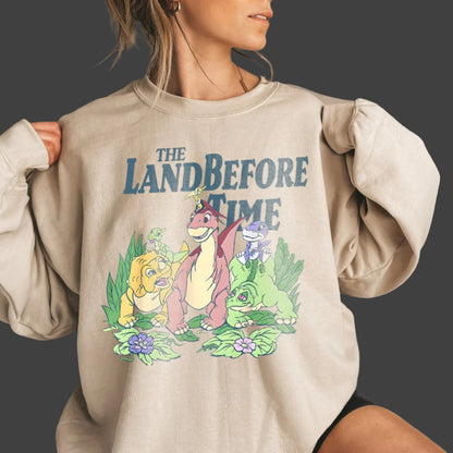 T-Shirt Or Sweatshirt Vintage Land Before T - Classic