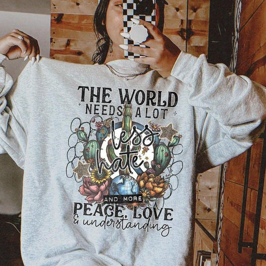 Sweatshirt Hoodie Or T-Shirt Mental Heath The World Needs