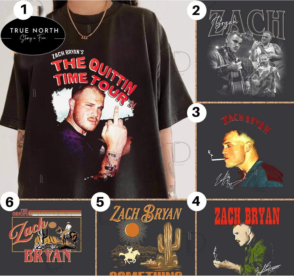 DTF Transfer Country Zach B Hot Country Styles Bundle Choice