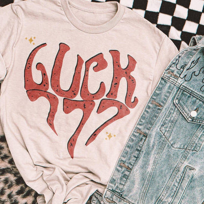 Sweatshirt Hoodie Crewneck T-Shirt  Happy Valentines Luck 777