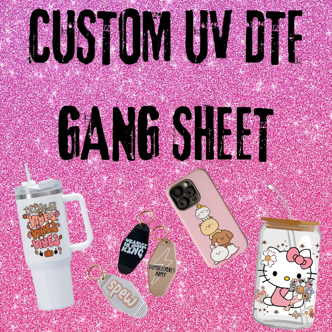 Custom Gang Sheet Auto Builder UV-DTF 22"