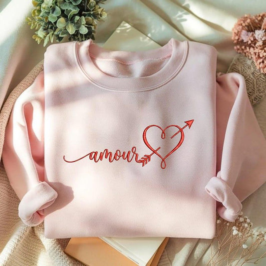 Embroidered Amour Valentine Heart Simple BUT Cute