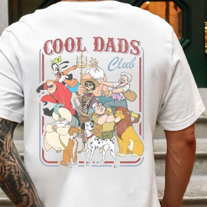 DTF Transfer Cool Dads Club Vintage Cartoon Fathers Day