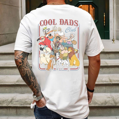 DTF Transfer Cool Dads Club Vintage Cartoon Fathers Day