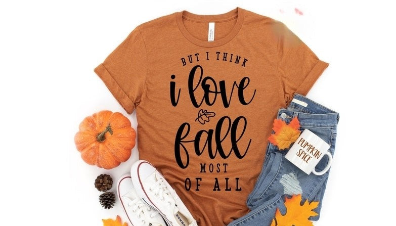 DTF Transfer Fall Theme Pumpkin Spice Everything Halloween