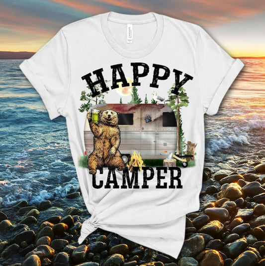 DTF Transfer Happy Camping