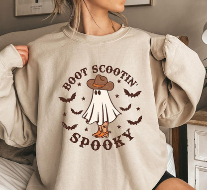 DTF Transfer Boot Scooting Spooky