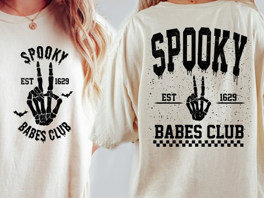DTF Transfer Spooky Babe Club