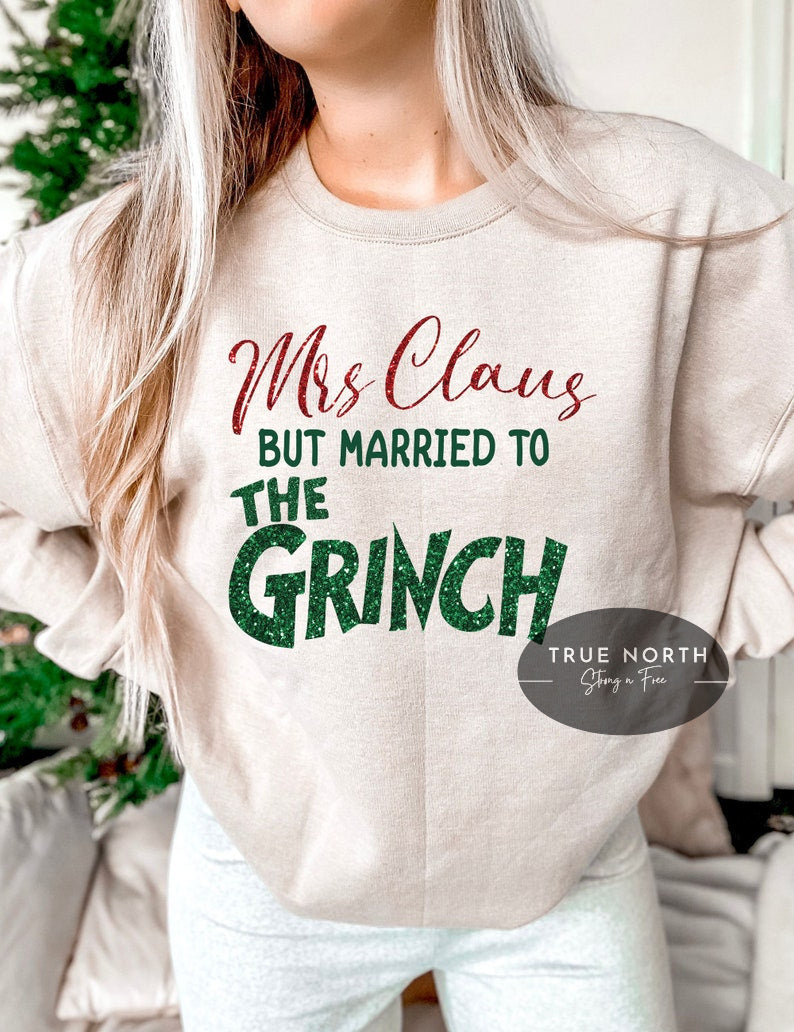 DTF Transfer Claus But Married To Grinch