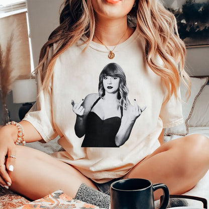 Taylors Finger T-Shirt or Sweatshirt - Unique Design for the Fashion-Forward Shopper