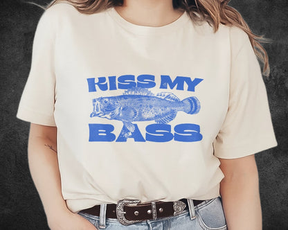 DTF Transfer Humor - Kiss My Bass