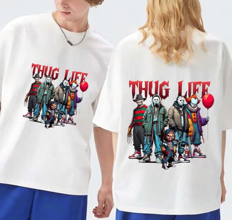 Sweatshirt Hoodie T-Shirt Fall Halloween Thug Life