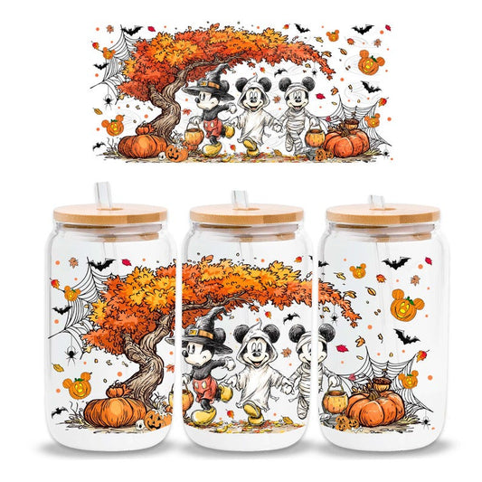 UV-DTF Cup Wrap Stickers | Nightmaree Before Christmass Jackk & Sally