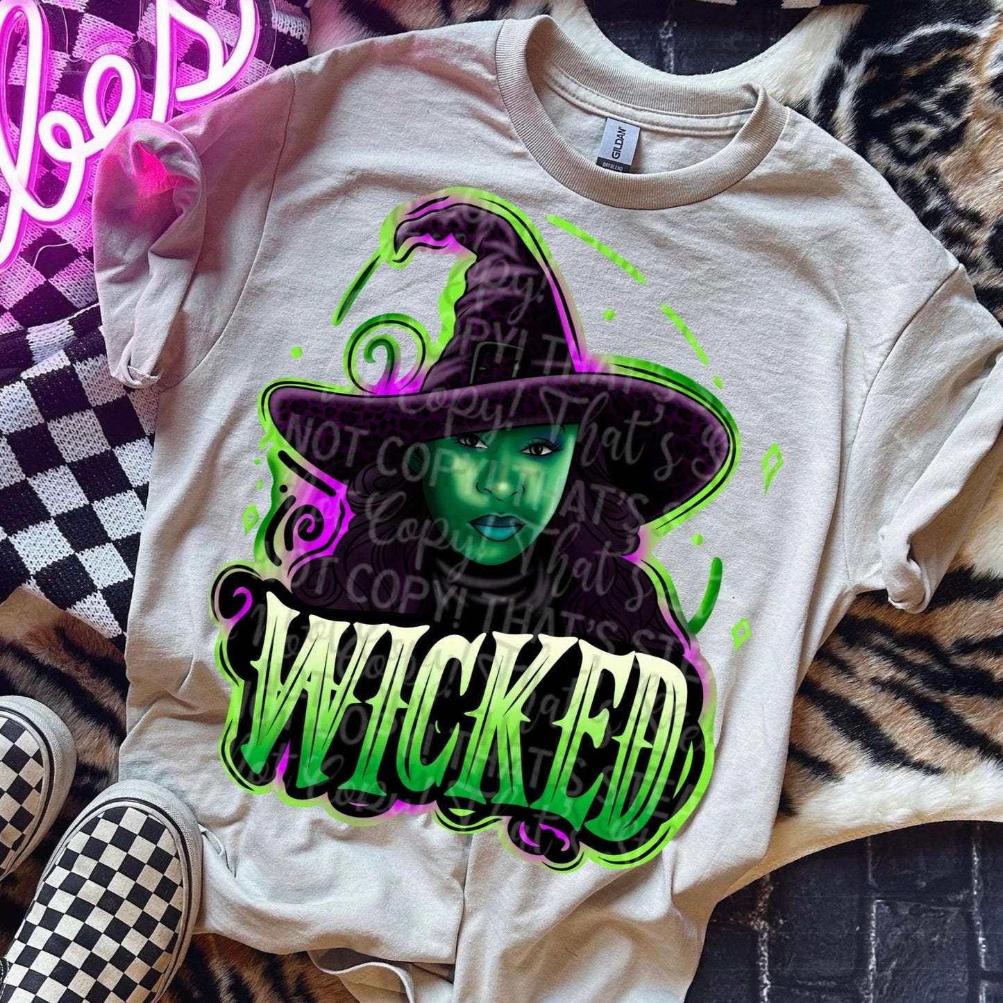 DTF Transfer Fall Halloween Wicked Witch Good Greenness #2