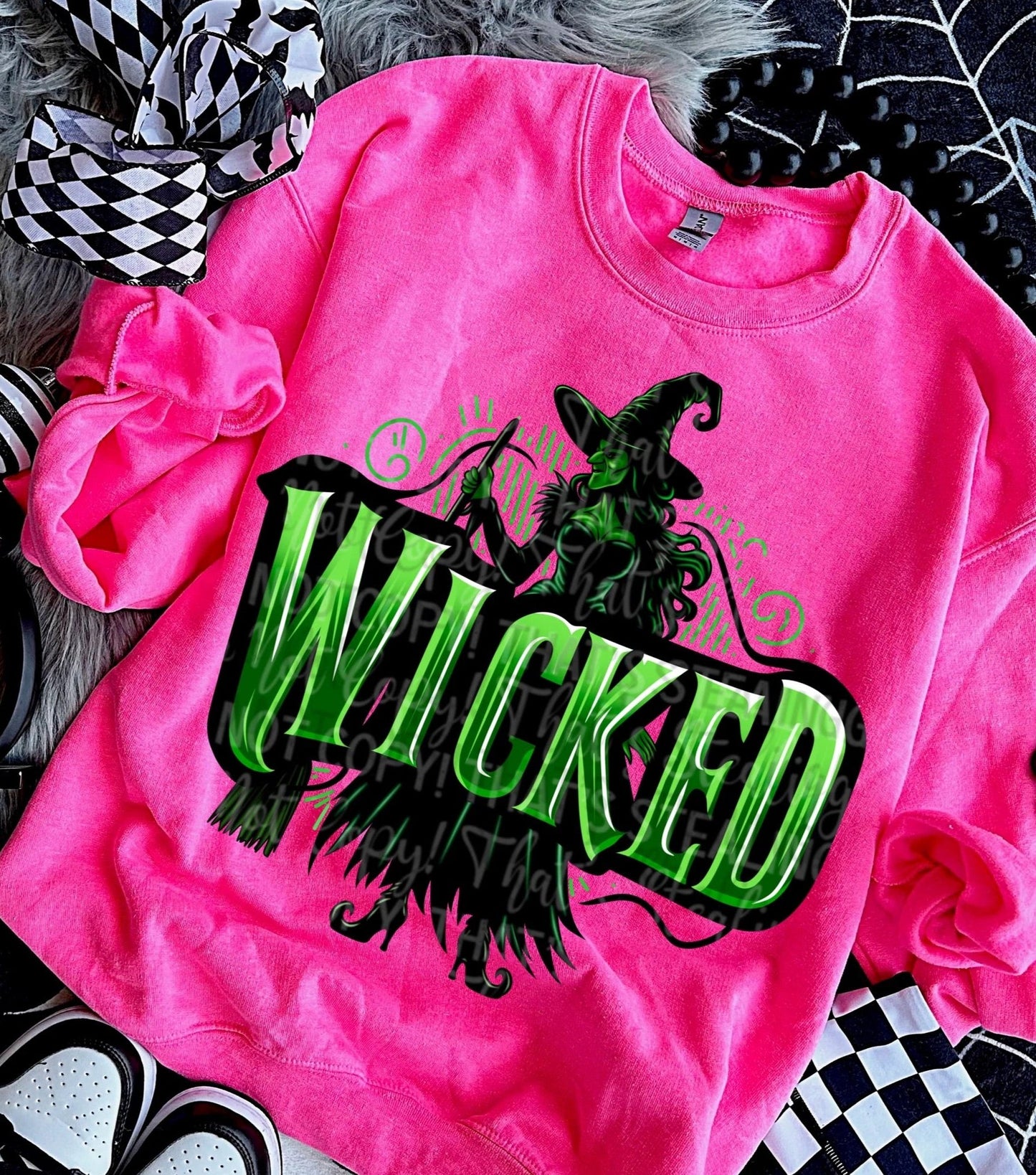 DTF Transfer Fall Halloween Wicked Witch Good Greenness