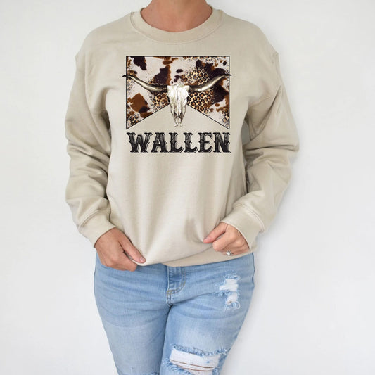 T-Shirt Sweatshirt  Country Wallen Cow Design